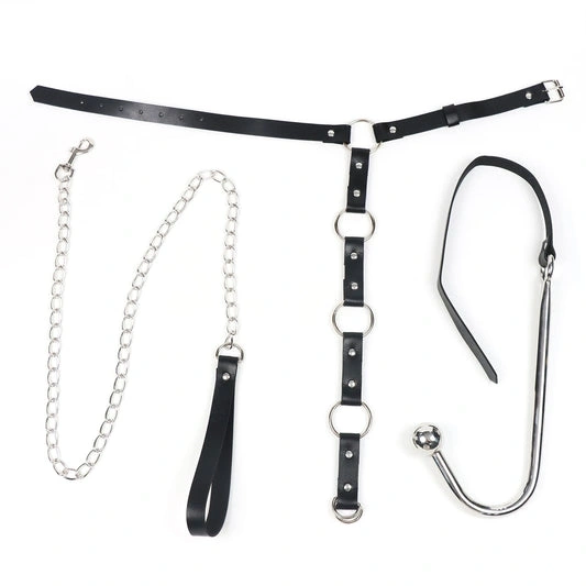 Anal Hooks 5853 Hook Kinky with Collar Anal Leash EverydayUse and 0811